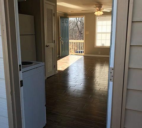 open floor plan - living room and kitchen