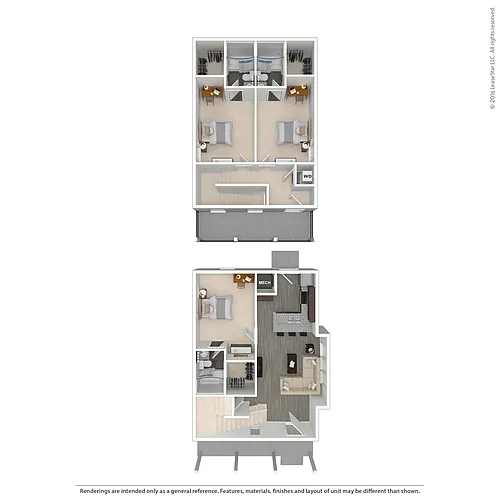 Floor plan 3 Cottage Upper Deck