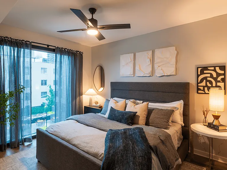 Ceilings Fans in All Primary Bedrooms | A6 Wood Scheme | 1 Bedroom | 873 Sq. Ft.