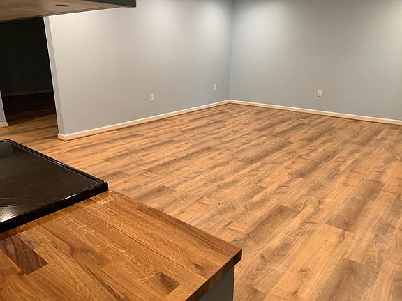 Kitchen opens into the living room