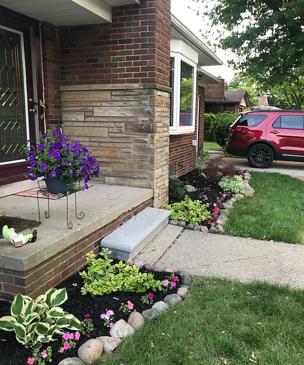 New landscaping in 2018