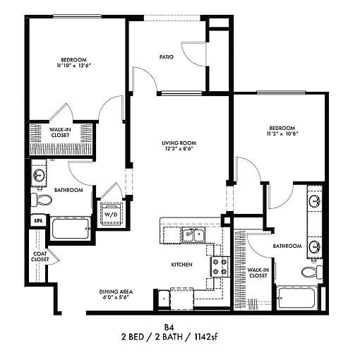 Floor plan Plan B4