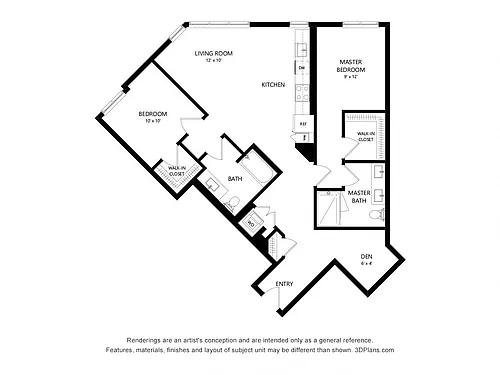 Floor plan CITY B1