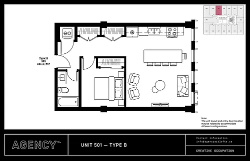 Floor plan 501