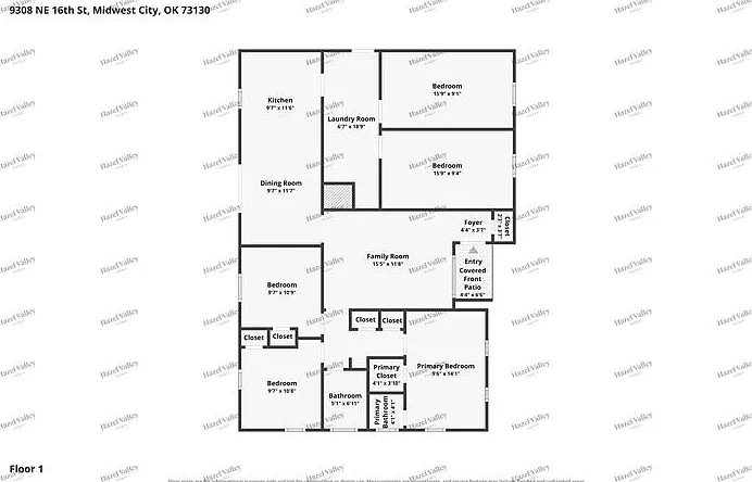 3 bed, 1.5 bath, 1363 sqft, $1,595 — Photo 3