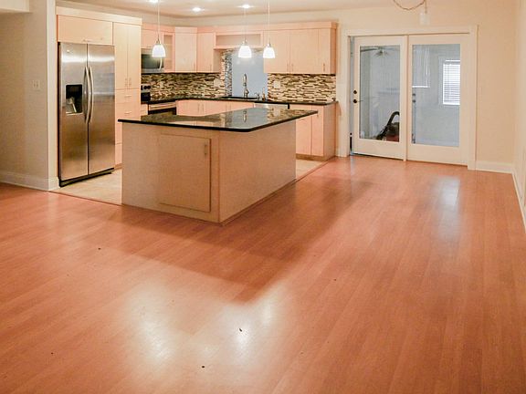 Living room and kitchen