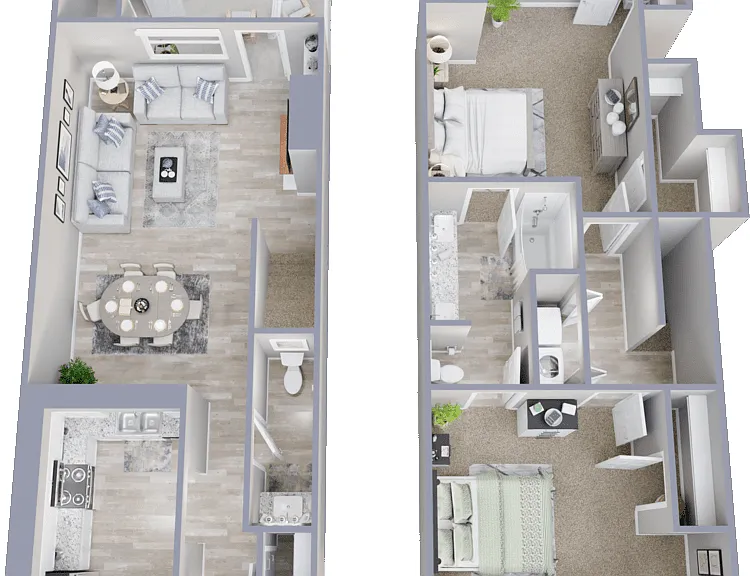 B2 Classic Floorplan Diagram