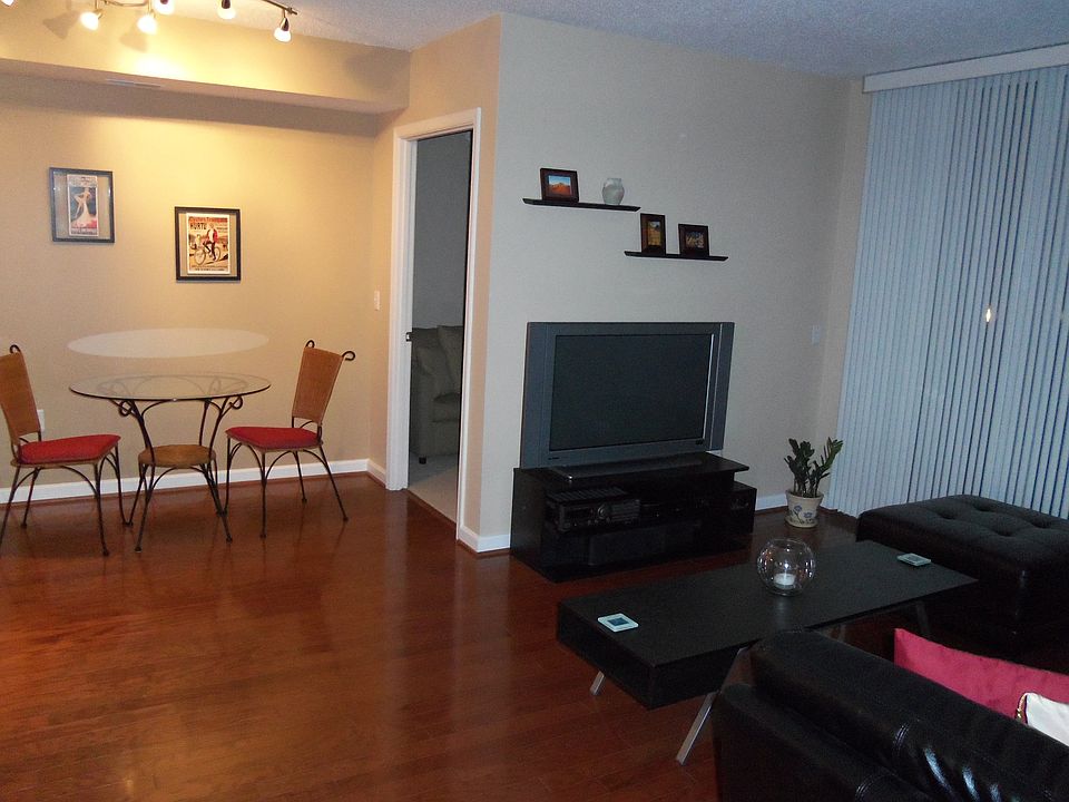 Living room and dining area