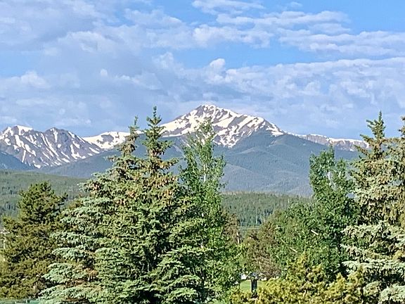 Stunning views of Byers Peak from the balcony