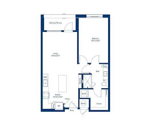Floor plan A16