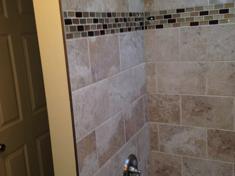 Bathroom tile detail