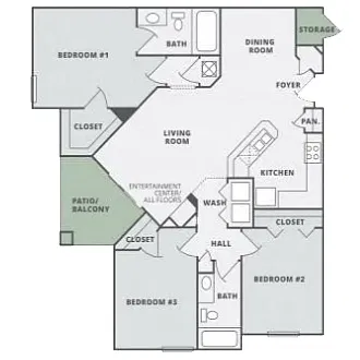 Floor plan C1