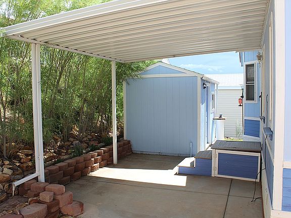 Covered back patio
