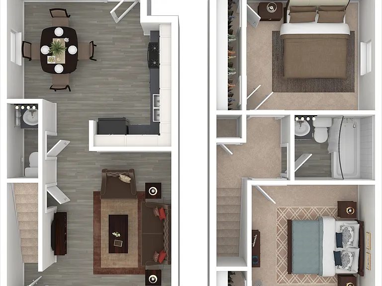 2 Bedroom, 1.5 Bathroom 2 Bedroom, 1.5 Bathroom