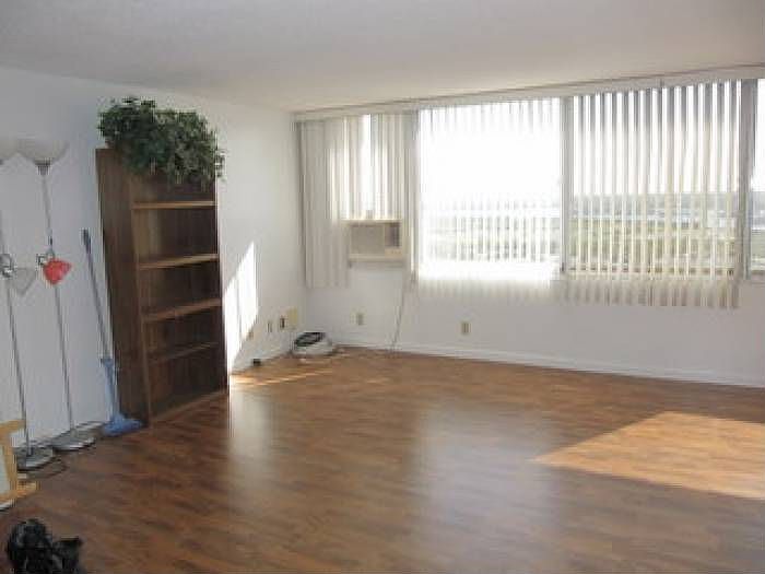 New laminated wood floor