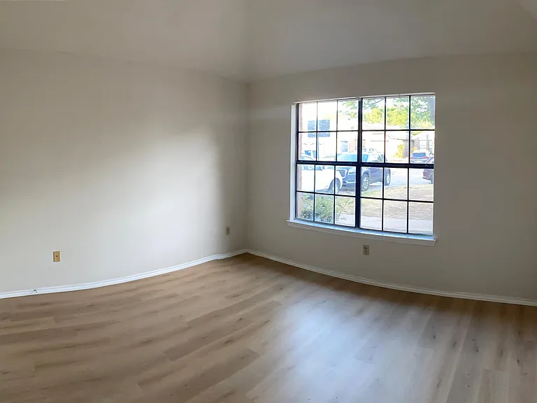 Master bedroom with attached bath