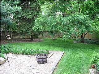 Tranquil rear yard 