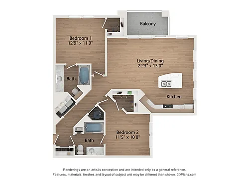 Floor plan B2