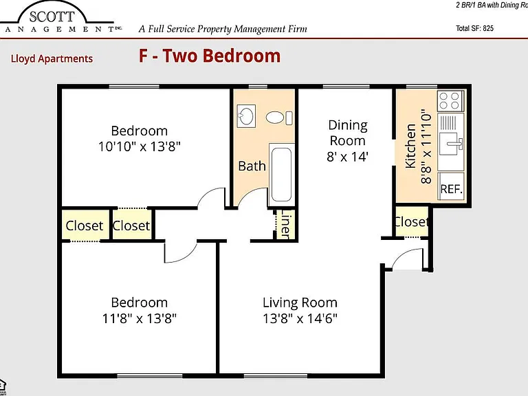 Floor Plan Type "F"