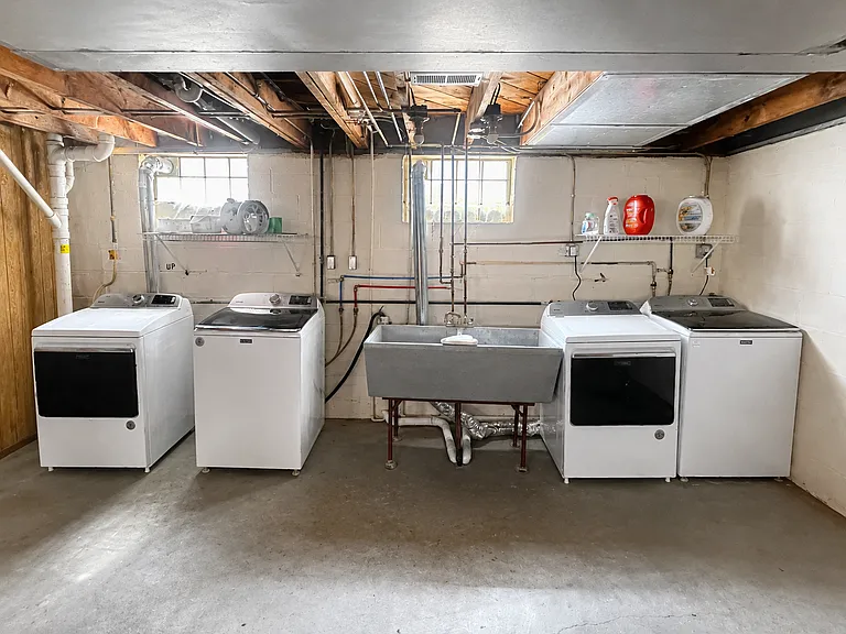 private washer and dryer provided to each unit