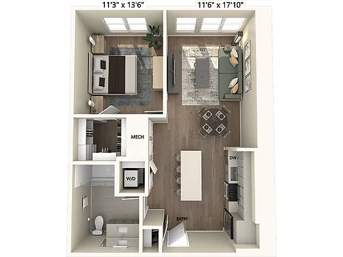 Floor plan A3m3-Upgrade