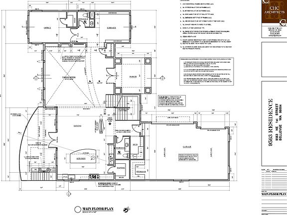 Plans for a 6,700SF new home