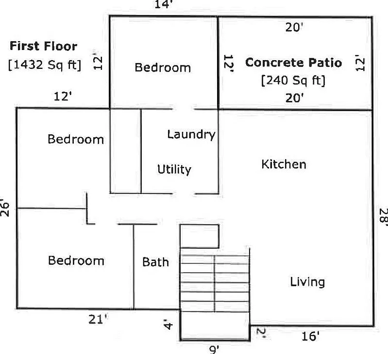3 bed, 1432 sqft, $2,750 — Photo 2