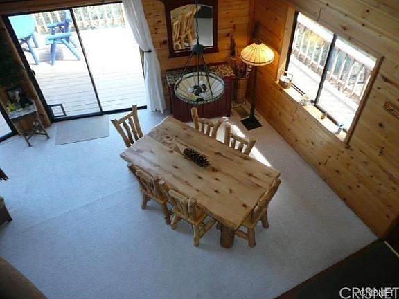 Looking from Loft down to Dining Area
