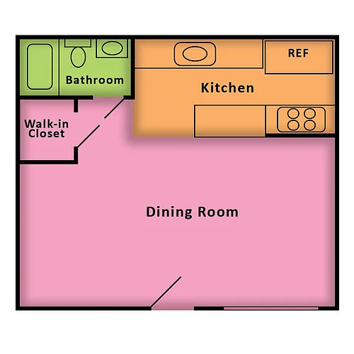 Floor plan Studio