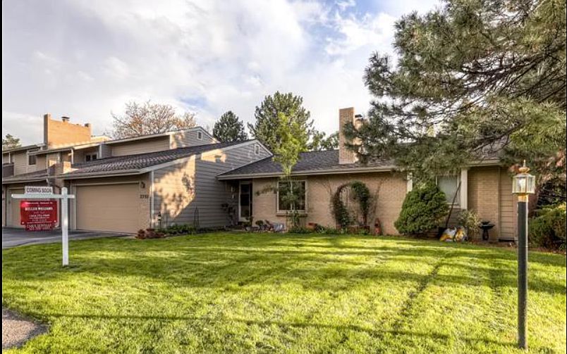 one level ranch town-house, two car attached garage