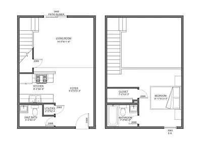 Floor plan 1X1