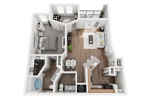 Floor plan Wright Renovated
