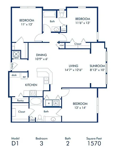 Floor plan D1