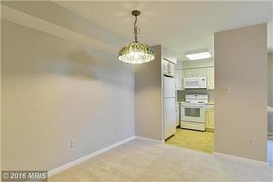 Seperate Dining Area with Chandelier