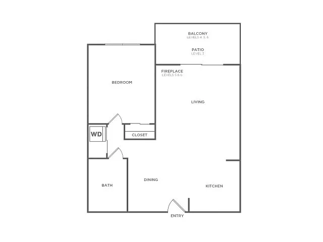 Floor plan B - Classic