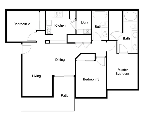 Floor plan C1 - Larkspur