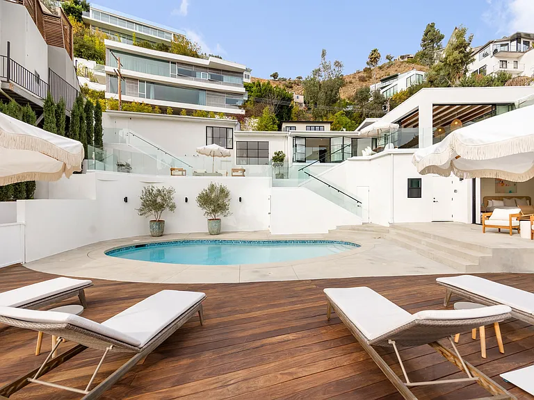 Dive into tranquility, surrounded by modern design and serene views.