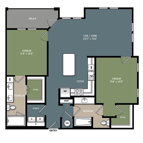 Floor plan B2