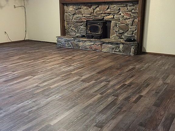 Downstairs wood insert