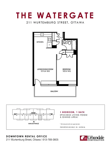 Floor plan 1B