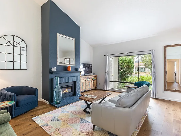 Living room with lots of seating