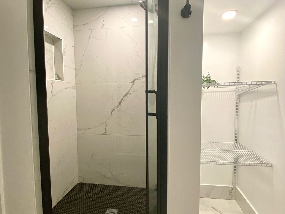 Newly renovated shower