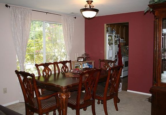 Spacious formal dining area