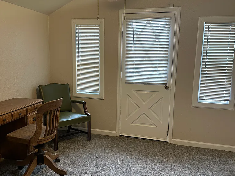 office leading to balcony
