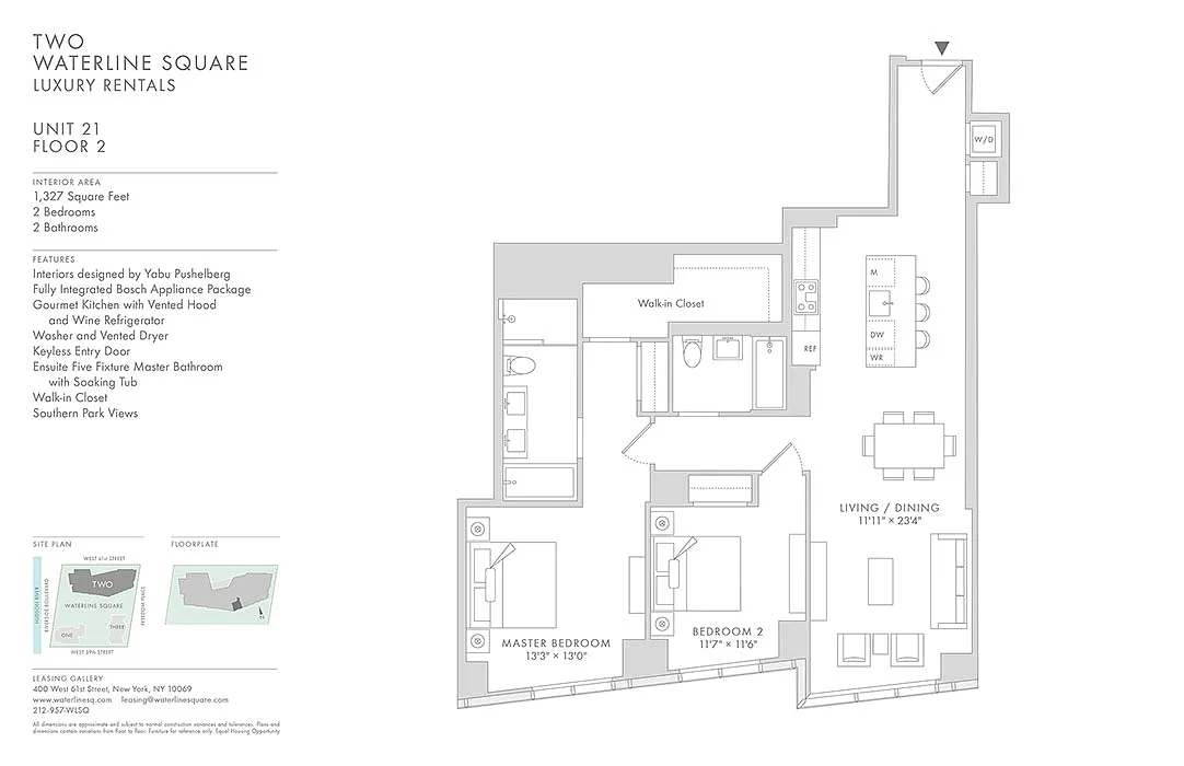 Floor plan Waterline 2: B1