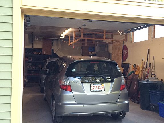 2 car tandem, in attached garage