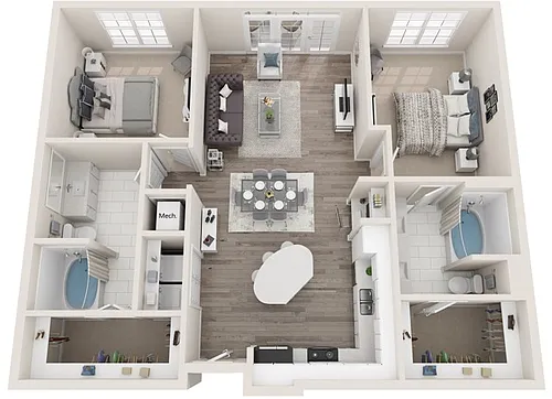 Floor plan The Louis