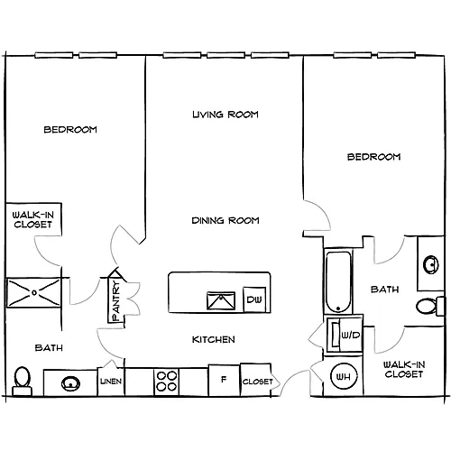 Floor plan Iliff