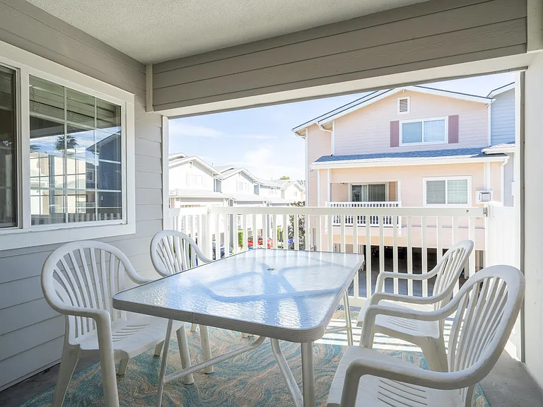 Covered balcony