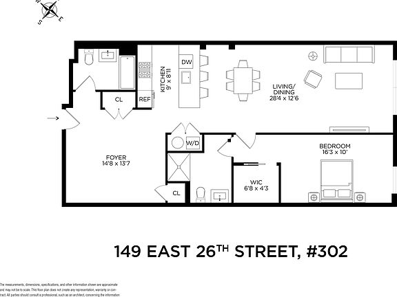2nd image of 149 E 26th St #302